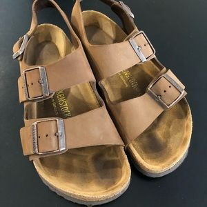 Brown  back-strap Birkenstock